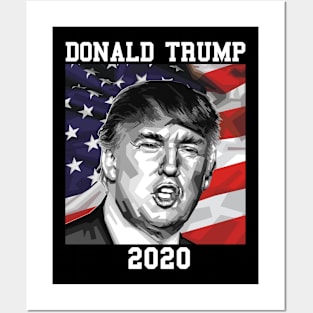 American President Donald Trump 2020 Posters and Art